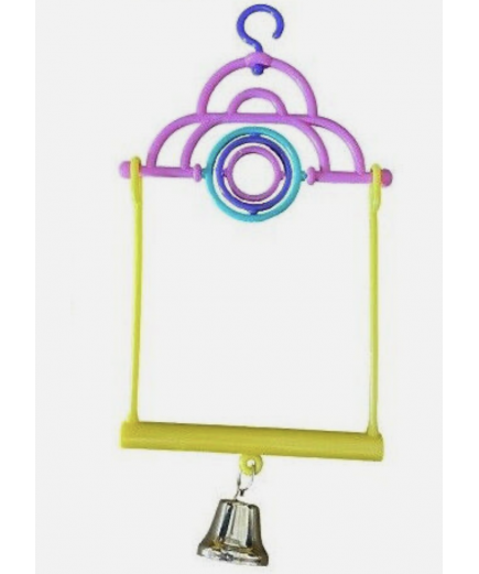 Little Friends Plastic Swing With Bell Bird Toy